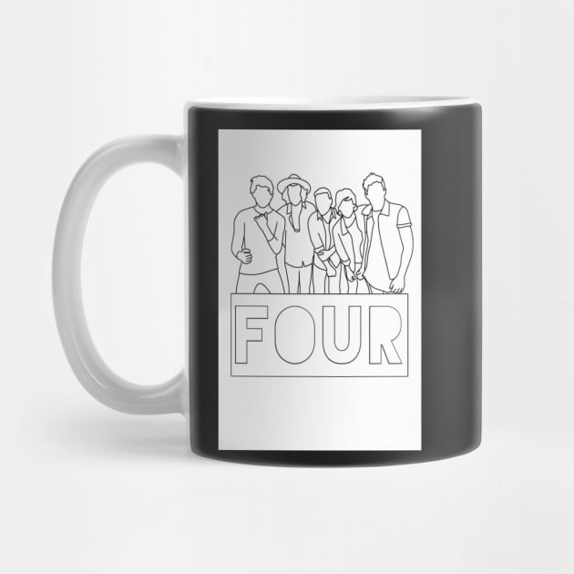 Four - One Direction by designr-shop